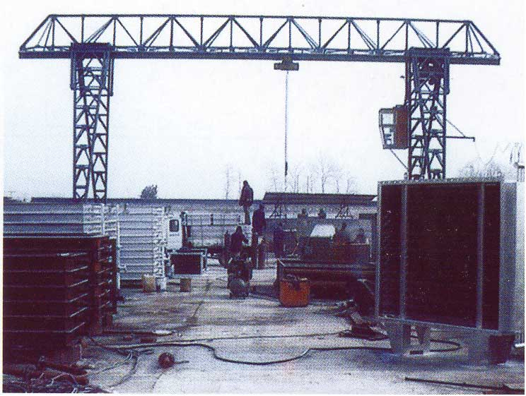 空氣加熱的發(fā)貨現場(chǎng)